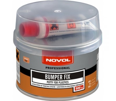 Novol 1171 Bumper Fix шпаклевка полиэфирная для пластиков с отвердителем, 0.5 кг