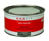 CarFit. (2-144-1000) 2K Шпаклевка полиэфирная Glas со стекловолокном с отвердителем, 1кг