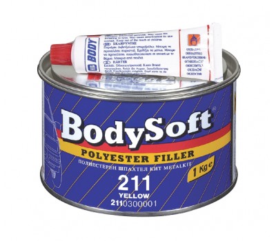 Body 211. Soft, шпаклевка полиэфирная универсальная  с отвердителем 0,9 кг