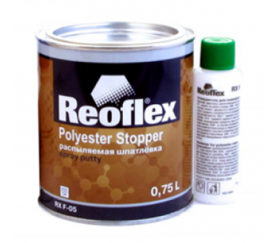 Reoflex. Шпаклевка полиэфирная жидкая с отвердителем, 0.8 кг