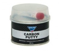 SOLID 516.0500 CARBON PUTTY шпаклевка полиэфирная с карбоновой нитью с отвердителем, 0.5 кг