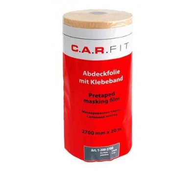 CarFit. (1-202-2700) Маскировочная пленка 270см х 20м с клеющей лентой