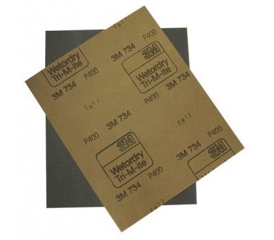 3М. 1975 Водостойкая абразивная бумага 230x280 мм, Р400 